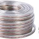 Calterm 50230 Electrical Premium Speaker Wire, 40 ft, 18 AWG, Black