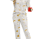 KFUBUO Women's Pajama Sets Long Sleeve Sleepwear and Jogger 2 Piece Lounge Set (X-Large)