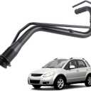 Zcargel Fuel Tank Filler Neck Pipe Fit for Suzuki SX4 Hatchback Saloon 2006-2014 8920179J11 89201-79J11 Fuel Tank Filler Neck Metal Pipe Replaces 89201-80J24 8920180J24 Rear Fuel Filler Nozzle
