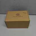 Tadome Fake Books for Decoration & Hidden Storage - Set of 3 'Positive Mind, Vibes & Life' White PU Leather Decorative Book Boxes for Coffee Table Aesthetic, Modern Bookshelf Decor Accents