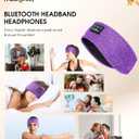 MUSICOZY Sleep Headphones Bluetooth 5.4 Headband, Wireless Earphones Music Sleep Earbuds Sleeping Eye Mask with HD Stereo Speakers for Workout Running Travel Yoga, Ideal Gifts for Women Men