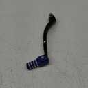Tusk Folding Shift Lever Black/Blue Tip Compatible with Yamaha YZ125 1996-2004/YZ85 2002-2025