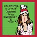 Design Design Christmas Cocktail Napkins, 8 Pack 20 Beverage Napkin(and A Chardonnay Or Two)