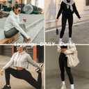 Diravo Black Leggings for Women,Tights Buttery Soft Tummy Control Pants Lined Legging for Yoga Workout Athletic (Black, S)
