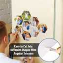 Mr. Pen- Adhesive Magnetic Sheets, 12" x 16", 5 Pack, Cuttable Magnets Flexible Magnet Sheets with Adhesive for Crafts Photos, Classroom Decorations, Easy Peel and Stickers for Planning