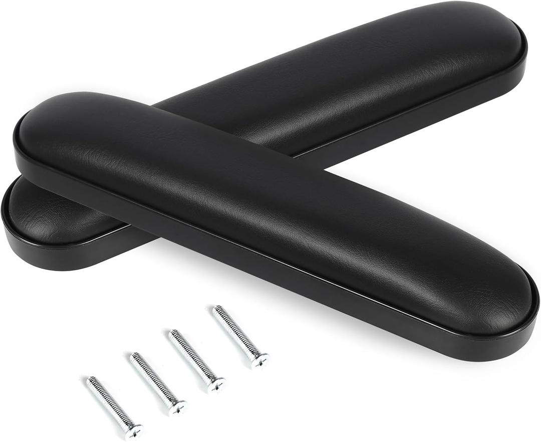 Wheelchair Armrest Pads - Premium Comfort Foam Cushions Universal Fit for Drive/Invacare/Medline Wheelchair Parts, Lightweight Wheelchair Accessories & Replacement Parts (Easy Installation)