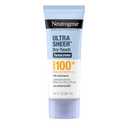 Neutrogena Ultra Sheer Dry-Touch Sunscreen Lotion, Max 100+ Broad Spectrum SPF 100 UVA/UVB Protection, Lightweight, Non-Greasy Sunscreen, Oxybenzone-Free, Antioxidant, Travel Size, 3 fl oz