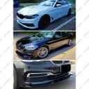 Front Lip Compatible with BMW G30 5 Series Base 2017-2019, Fits for 520i 530i 530e 535i 540i M550i, Bumper Air Dam Lower Chin Spoiler Splitter, Protection Body (Gloss Black)