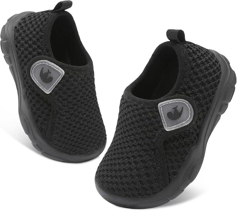 FEETCITY Baby Shoes Boys Girls First Walking Shoes Infant Sneakers Lightweight Slip On Shoe Size 21-24