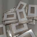 Lutron Claro Light Switch Cover Plate, 1 Gang Wallplate, for Decorator Light Switches, Rocker Light Switch Cover, Outlet Cover, Screwless Switch Plate Cover, Gloss, CW-1-WH-20, White, 20 Pack