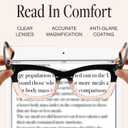 CCVOO 1.5 Style Reading Glasses for Women, Stylish Eyeglasses, Blue Light Readers, Cheaters, (A1 Mix)