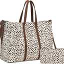 BTOOP Tote Bag for Women, Teacher Tote Bag, 15.6 inch Laptop, Office Handbag with Pouch