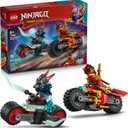 LEGO NINJAGO Kai's Motorcycle Speed Race Building Toy for Kids - Pretend Play Motorcycle Toy with 2 Minifigures - Building Blocks for Boys & Girls, Ages 6+ - Gift Idea for Birthdays - 71838