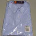 French Toast Boys Short Sleeve Oxford Dress Shirt (Standard & Husky) (Light Blue) 18 Husky