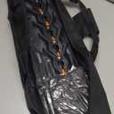 EMART Backdrop Stand 10x7ft(WxH) Photo Studio Adjustable Background Stand Support kit with 2 Crossbars, 8 Clamps, 2 Sandbags and Carry Bag for Parties, Events Decoration, Wedding, Photography (Black)