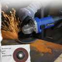 AVID POWER Angle Grinder, 7.5-Amp 4-1/2 inch Electric Grinder Power Tools with Grinding Wheels, Cutting Wheels, Flap Disc and Auxiliary Handle for Cutting, Grinding, Polishing and Rust Removal - Blue