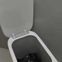 funest Motion Sensor Bathroom Trash Can with Lid- 3.5 Gallon Rechargeable Automatic Trash Can for Bathroom, Auto-Adsorption Waterproof Garbage Can Touchless Waste Basket for Bedroom, Kitchen, Office