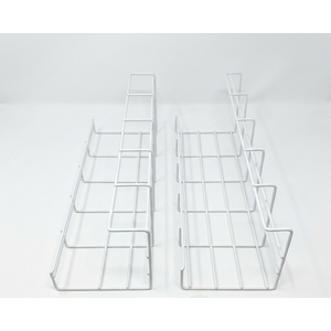 Under Desk Cable Manageme,Office Wire Organizers for Cord, White