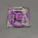 Vibrating Sensory Chew Toy  Baby Teether for 6-12 8-18 Months, Autism Sensory Toys for Kids, Toddler Travel Essential & 1-2 Year Old Christmas Boys Girls Gift Idea (Purple)