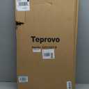 Teprovo Folding Hand Truck Dolly Cart,340LB Capacity Portable Aluminum Dolly Cart with Telescoping Handle and 7 Inch Rubber Wheels for Moving,Shopping,Travel,Office Use