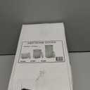 T&D HOME GOODS Storage Jars with Lid, Airtight, Set of 12 Storage Containers, BPA-Free, Storage Container for Cereal, Flour, Kitchen, Practical Organiser Kitchen, (12, 3 Square diff size)