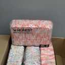 The Honest Company Clean Conscious Diapers for Delicate Skin | Up to 100% Leakproof | Hypoallergenic, Fragrance Free | Girl Prints | Super Club Box, Size 3 (16-28 lbs), 120 Count (Prints May Vary) (Just Peachy + Flower Power)