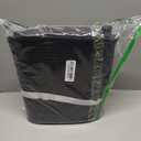 Large Black Blanket Basket, 22" X 22" X 14" Woven Rope Bin for Storage, Kids Dog Toy Storage Box Organizer Bins, Blanket Holder for Living Room, Decorative Wicker Basket for Organizing