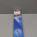 ITTAHO Squeegee for Window Cleaning,12" Squeegee and 11" Microfiber Scrubber Combi with Stainless Steel Pole,Extendable Window Cleaner for Car,Sliding Door,Shower Glass Door-Swivel Style-2 Pads (Blue)