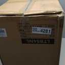 SONGMICS Trash Can, 3 x 4.8 Gallon Garbage Can, 14.4 Gallon Recycle Bin with Soft-Close Lids, Pedals, and Inner Buckets for Kitchen, Stainless Steel, Silver and Black ULTB54NL Silver and Black