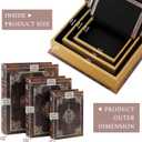 Jolitac Wooden Decorative Book Boxes 3-Pack - Vintage Style Secret Storage Boxes Handcrafted Wooden Storage Containers with Rustic Magnetic Closure for Jewelry & Keepsakes (Dark Vintage)