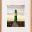 Natural Wood 11x14 Picture Frame, Display 5x7 or 8x10 Picture with Mat or 11x14 Without Mat, Solid Teak Wood Photo Frame with Plexiglass, Tabletop and Wall Hanging