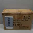 Set of 2 18 Inch Lighted Outdoor Christmas Tree with Remote, Timer, Multi-Color Lights, Battery Operated Pre-lit Frosted Pathway Artificial Urn Filler, Christmas Porch Decorations for Home Porch Yard