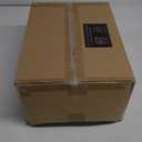 Goodluck 352 Piece Gold Dinnerware Set for 50 Guests, Thanksgiving Square Plastic Plates with Gold Trim, Include: 100 Plastic Plates, 50 Rolled Napkins, 50 Cups, 50 Cutlery Set and 2 Tablecloth