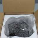 Black Ceramic Vase with 2 Handles, Modern Farmhouse Decor, Rustic Terracotta Pottery, Decorative Flower Vases, Clay Small Vase, Centerpiece for Dining Table - 7 Inch Tall