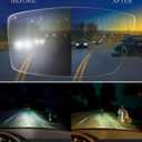 FAGUMA Night Vision Driving Glasses Fit Over Glasses Wrap Around Glasses for Men Women HD Anti Glare Yellow Lens