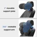 Car Headrest Pillow, 4-Way Adjustable Car Headrest,Thickened Memory Foam Road Pal Headrest, Neck Support Pillow, U- Shaped Design, Travel Car Sleeping,Suitable for Kids and Adults