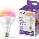 WiZ 65W BR30 Color LED Smart Bulb - Pack of 1 - E26- Indoor - Connects to Your Existing Wi-Fi - Control with Voice or App + Activate with Motion - Matter Compatible