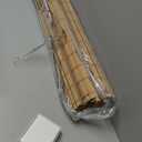 LazBlinds Cordless Blackout Bamboo Roman Shades, Room Darkening Blinds for Interior Windows, Thermal Insulated Roll Up Bamboo Blinds for Home & Patio, 32" W x 64" H, Papara Carbon