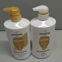 Pantene Shampoo & Conditioner Set, Daily Moisture Renewal - Pro-V Nutrients for Dry, Color-Treated, Straight to Curly Hair, 72-Hour Hydration & Softness, 52.8 Oz Total + Miracle Rescue Shot (0.5 Oz) (26.4 Fl Oz (Pack of 2))