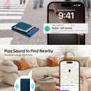 TopMade for MagSafe Wallet with Money Clip, Works with Apple Find My, Magnetic Wallet for iPhone 17/16/15/14/13/12 Series, for iPhone Wallet Stand with Finder Tracker, Dark Blue