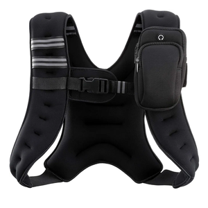 ZELUS Weighted Vest,30lb Weight Vest with Reflective Stripe for Workout, Strength Training, Running, Fitness, Muscle Building, Weight Loss, Weightlifting