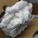 Bedsure Electric Blanket Full Size - Thick Striped Flannel Heated Blanket with 6 Heat Settings, 10 Time Settings, 8-Hour Timer Auto Shut Off, Gift for Grandma (72x84 inches, White)