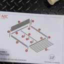 NTC Lupin Wooden Bed Frame with Headboard and Natural Rattan, Solid Oak/Rubber Wood Foundation with Silent Slats, 1000 Lb Capacity, Effortless Assembly (Natural Cane - Rustic Oak, King)