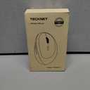 TECKNET Ergonomic Mouse, 4800 DPI 5 Adjustable DPI Levels, Wireless Vertical Mouse, 6 Buttons, 2.4G Silent Mouse for Laptop, PC, Chromebook, Mac - Black