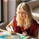 Electric Diamond Painting Pen, Diamond Art Pen Kits for Adults, Vacuum Diamond Painting Pen Kits, Diamond Art Accessories Tools, Diamond Painting Tool Storage Tray (1 Pcs White)