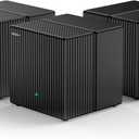 Dual-Band AX1800 WiFi 6 Mesh Wi-Fi System | Replaces Routers and Extenders | Covers up to 6,000 sq.ft. | 2 Gigabit Ports per Unit, Supports Ethernet Backhaul | (3-Pack) (AX1800 Dual-Band Mesh WiFi System)