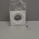 Dryer Vent Connector Kit, Dryer Vent Wall Plate with Quick Connect & Disconnect, Twist Lock Dryer Duct Connector Kit Fits 4 Inch Tubes, Covers Area 7 Inch x 7 Inch, for Dryer Washer Bathroom (No hoses)