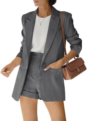 Women's Front Long Sleeve Blazer Only, Small