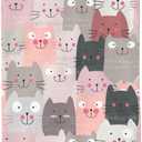 Pink Cats Hand Towels Set of 2 Cute Cats Soft Towel Face Towel Bathroom Kitchen Tea Dish Towels 27.5x16in