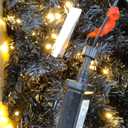 Nearly Natural 10ft. Black Artificial Christmas Tree with 950 Clear LED Lights and 3056 Tips